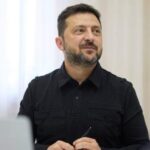 Володимир Зеленський та Енді Бернем під час телефонної розмови (фото з Telegram-каналу президента)