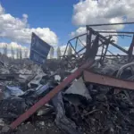 Місце детонації боєприпасів у селі Мила на Київщині