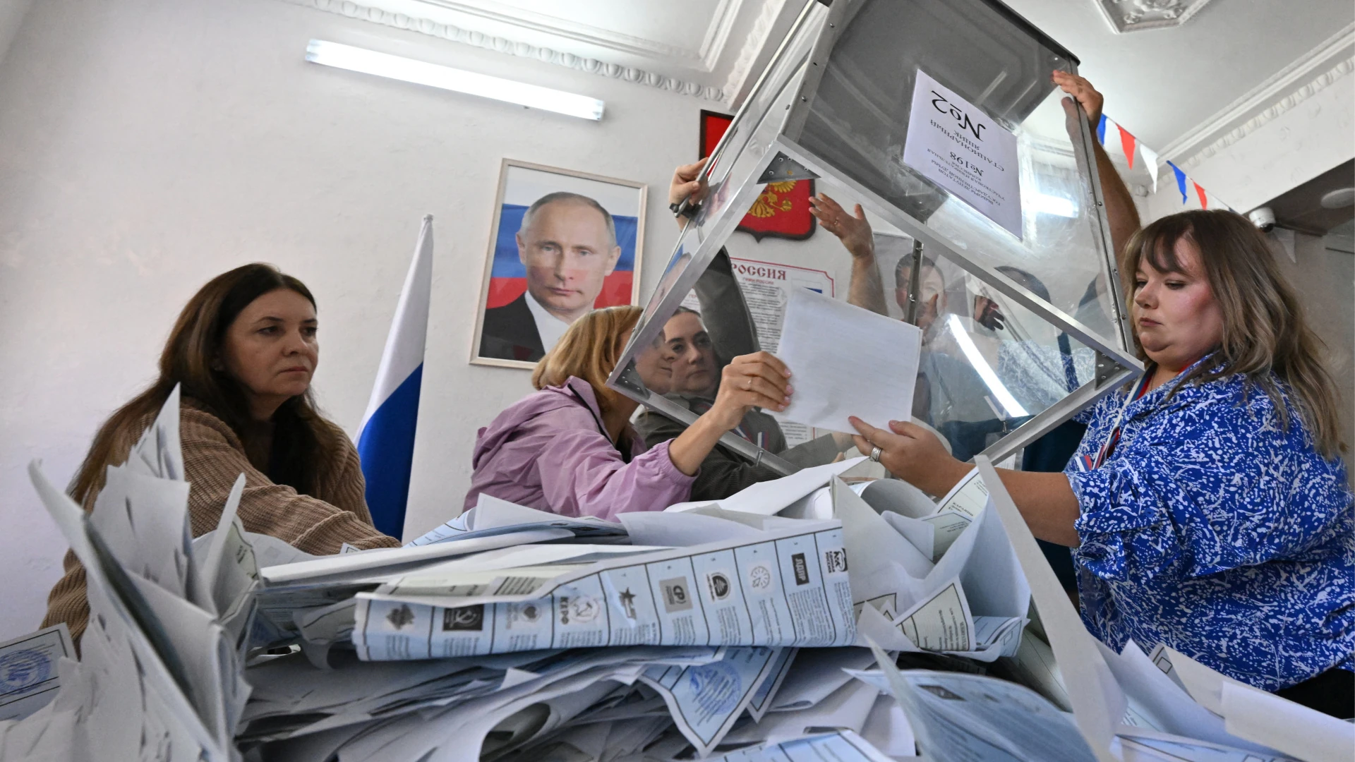 Підсумки триденного голосування на «виборах» до Держдуми РФ: дані екзит-полів і ЦВК